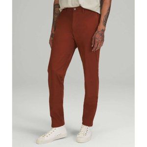 lululmeon pants men's 32 L2C6 ommission Slim Fit Pant Warpstreme Date Brown